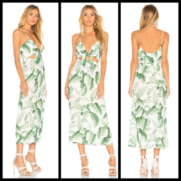 Show Me Your MuMu Dresses & Skirts - Show Me Your Mumu Moby Dress Palmtini Palm Print L